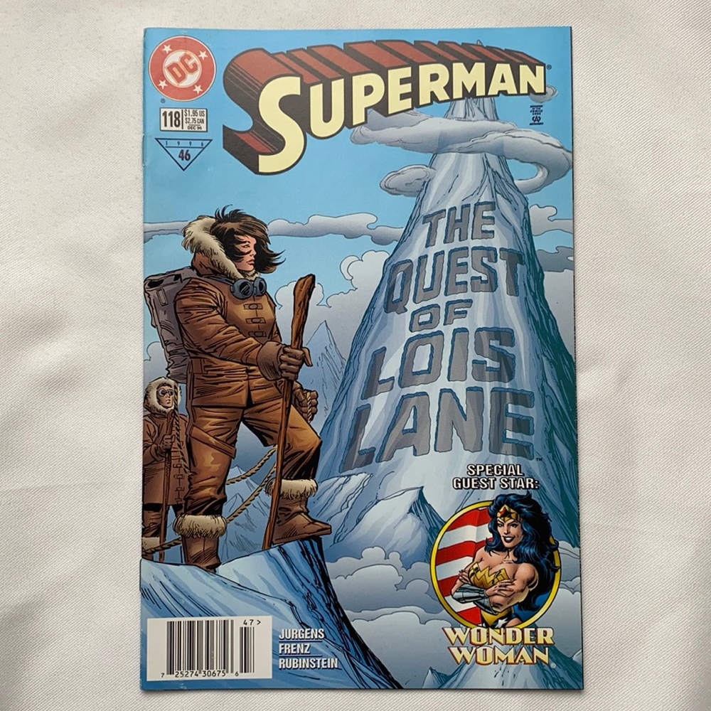Superman Comic Book No. 118, December 1996, DC Comics with Wonder Woman